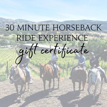 30-Minute Trail Ride Gift Certificate