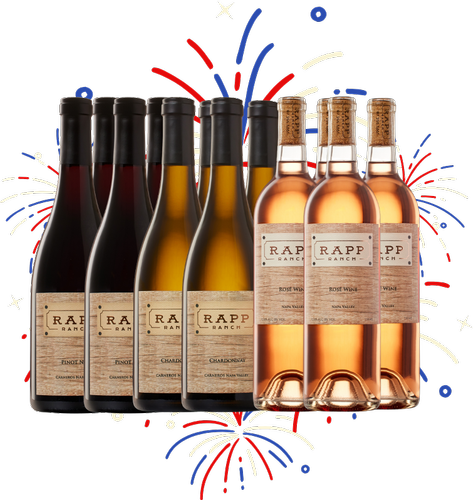 Red, White, and Rosé! 4th of July 12-Pack